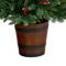 5ft. Pre-Lit Frosted Colorado Aspen Artificial Christmas Tree in Decorative Planter, White LED Lights